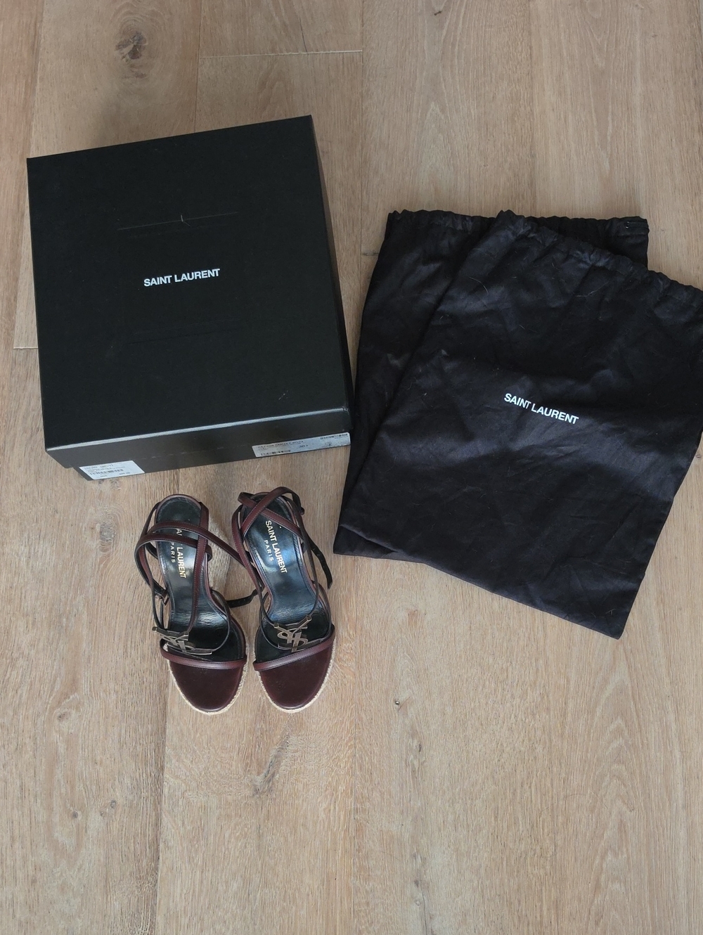 Saint Laurent Cassandra 105 Wedges